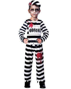 Zombie Convict Boys Costume