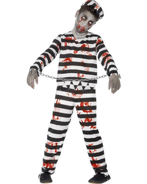 Undead Zombie Convict Boys Costume