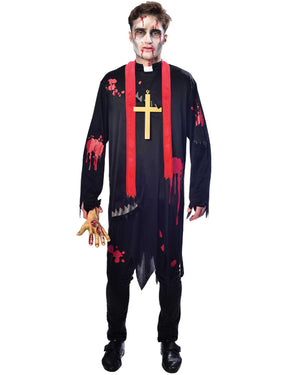 Zombie Vicar Mens Costume