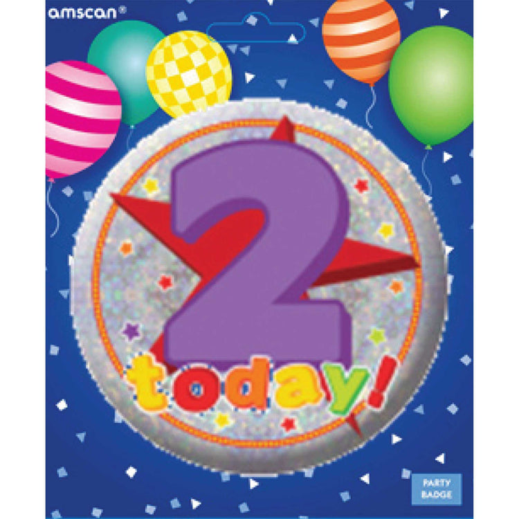 Badge Happy 2nd Birthday