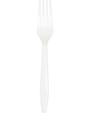 White Premium Forks Pack of 24