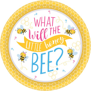 What Will it Bee? 17cm Round Plates Pack of 8