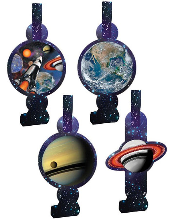 Space Blast Blowers Pack of 8