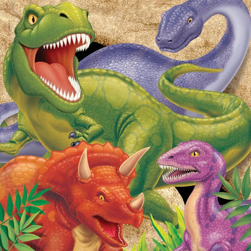 Dinosaur Lunch Napkins Pack of 16