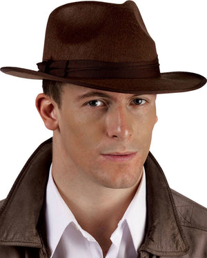 Brown Fedora Hat