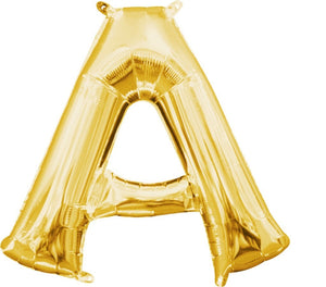 Gold 40cm Letter A Balloon