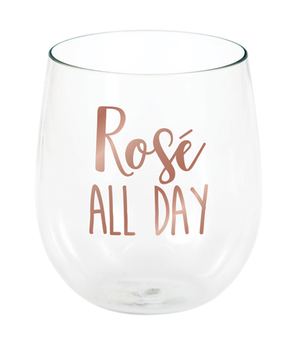 Rose All Day Stemless Wine Glass Rose ALL DAY 414ml