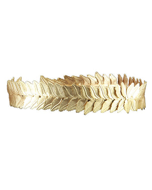 Gold Roman Laurel Leaf Deluxe Crown