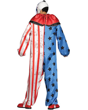 Evil Clown Collared Mens Costume