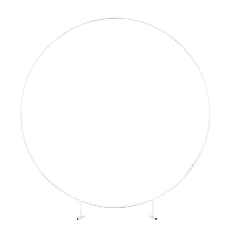 Botanical Wedding Moongate Hoop White