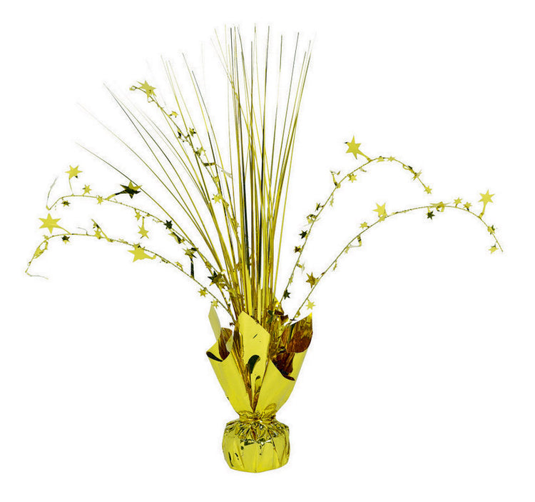 Foil Spray Centrepiece - Gold