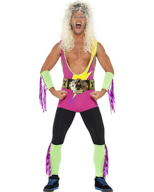 1980s Retro Wrestler Mens Costume