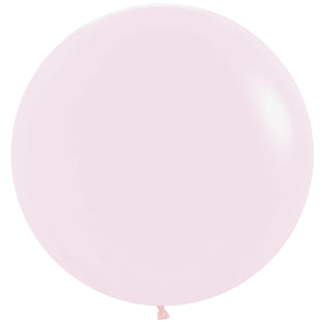 Sempertex 60cm Pastel Matte Pink Latex Balloons 609, 3PK Pack of 3