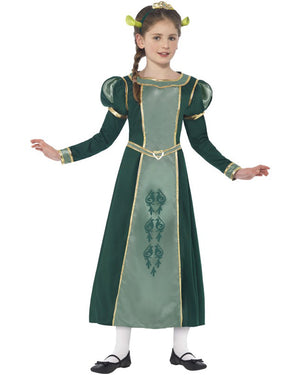 Shrek Princess Fiona Girls Costume