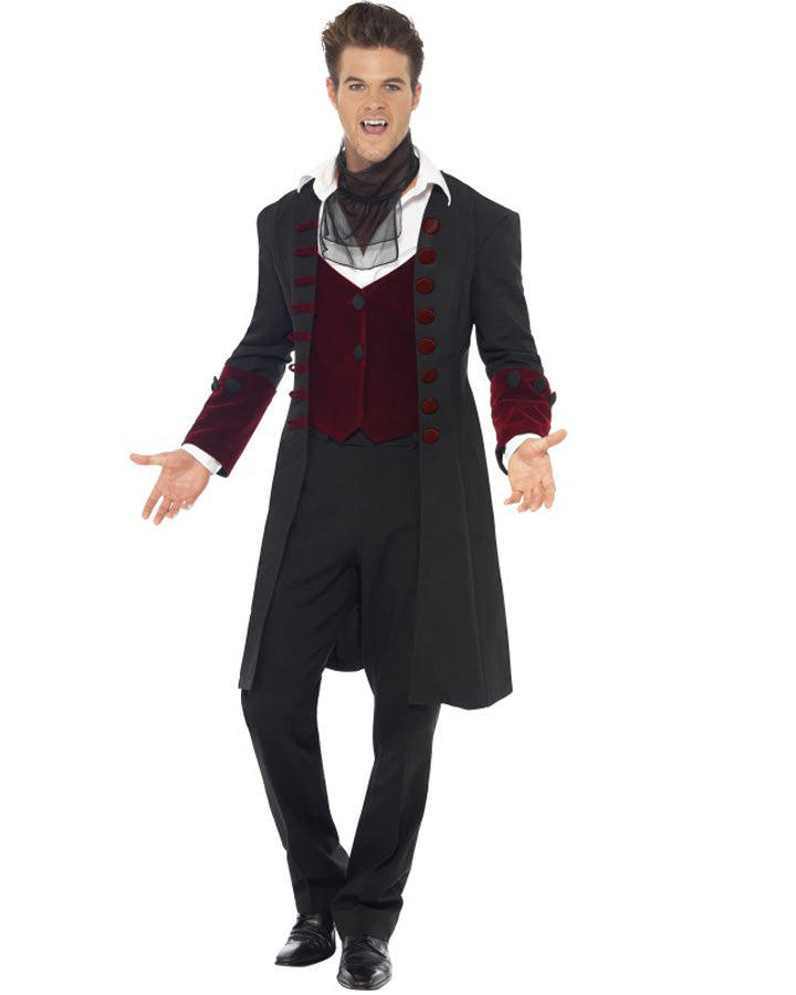 Gothic Vampire Mens Halloween Costume