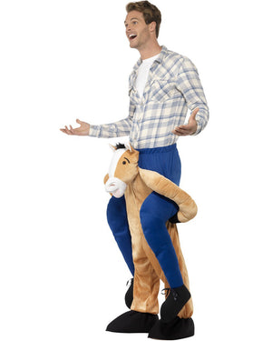 Horse Piggyback Mens Costume