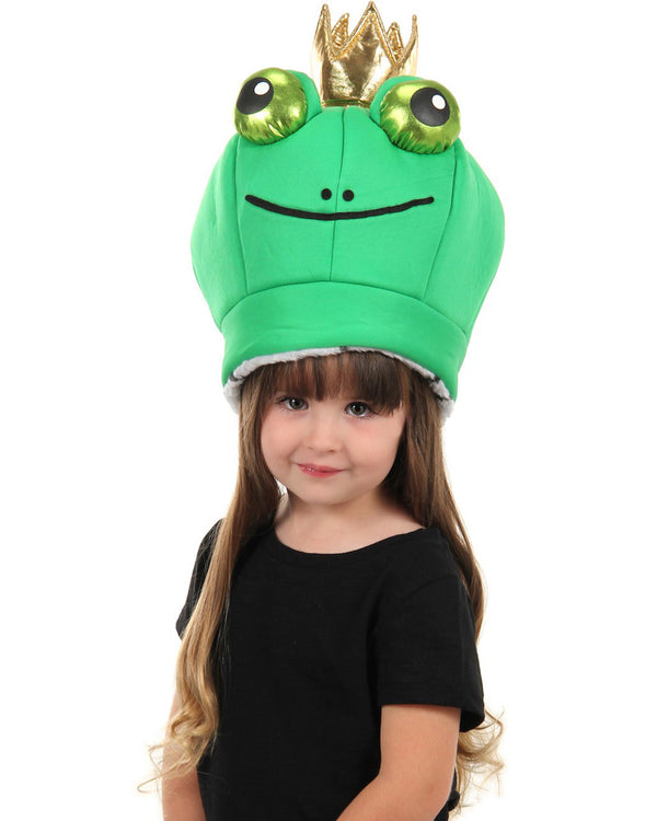 Frog Prince Reversible Plush Hat