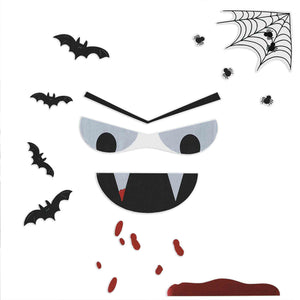 Boo Crew Vampire Door Decoration Stickers