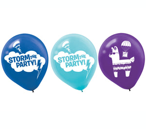 Battle Royal 30cm Assorted Latex Balloons Pack of 6