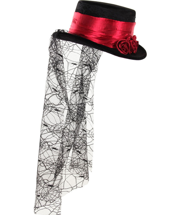 Gothic Rose Top Deluxe Hat