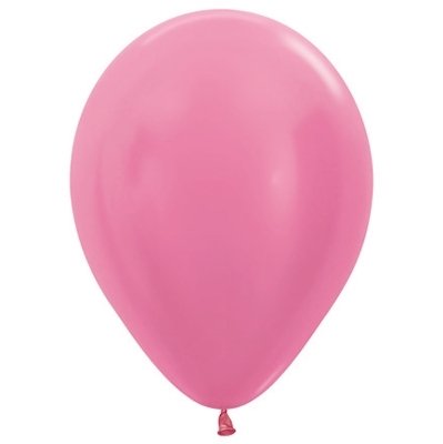 Sempertex 30cm Satin Pearl Fuchsia Latex Balloons 412 - 50PK