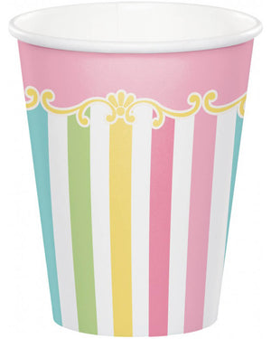 Carousel 260ml Cups Pack of 8