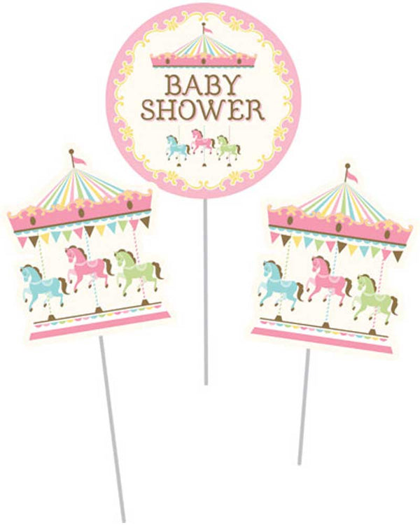 Carousel Centrepieces Pack of 3