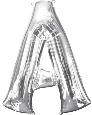 Silver 40cm Letter A Balloon