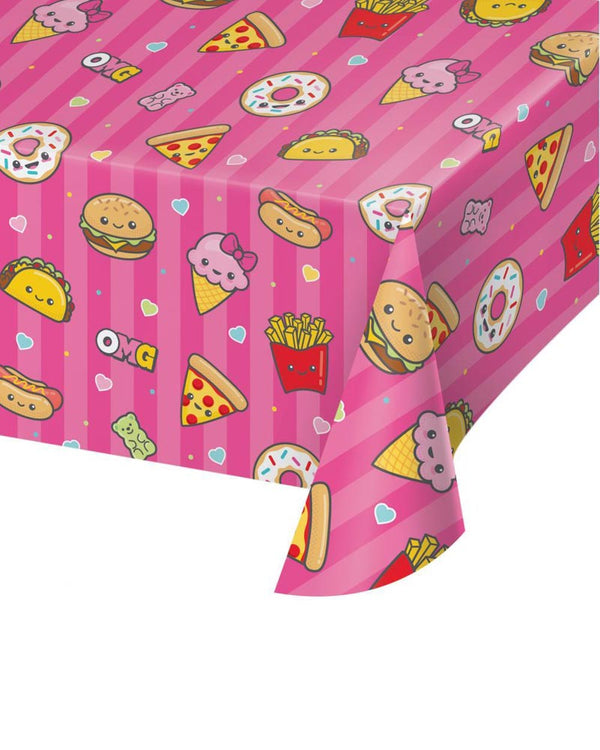 Junk Food Fun Plastic Tablecover