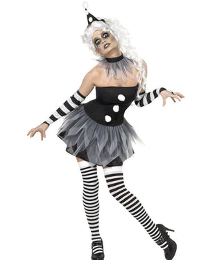 Sinister Pierrot Womens Costume