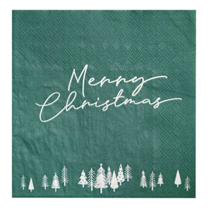 Nordic Noel Christmas Beverage Napkins