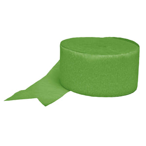 Crepe Streamer - Apple Green