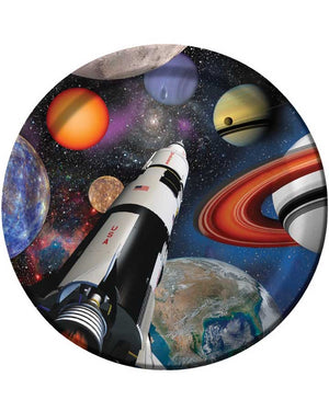 Space Blast 23cm Party Plates Pack of 8