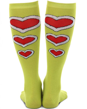 Dr Seuss The Grinch Knee High Costume Socks