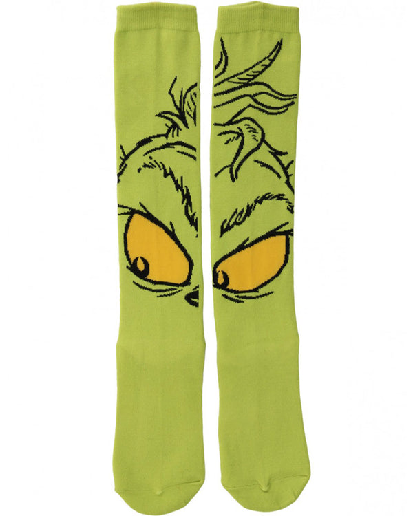 Dr Seuss The Grinch Knee High Costume Socks