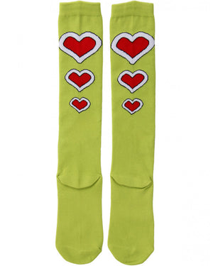 Dr Seuss The Grinch Knee High Costume Socks