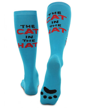 The Cat In The Hat Paws Knee High Costume Socks