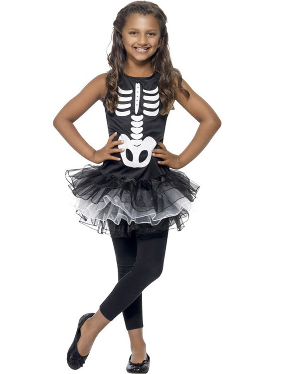 Skeleton Tutu Girls Costume