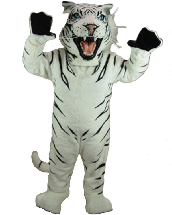 White Tiger Professional Mascot Costume