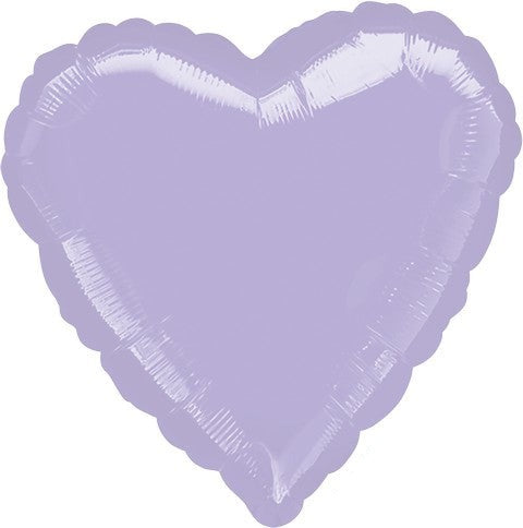 45cm Standard Heart HX Metallic Pearl Pastel Lilac S15