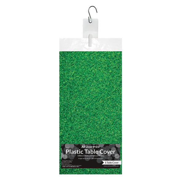 Soccer Grass Plastic Tablecover