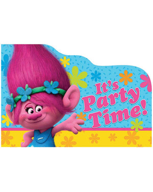 Trolls Postcard Invitations Pack of 8