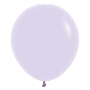 Sempertex 45cm Pastel Matte Lilac Latex Balloons 650, 6PK Pack of 6