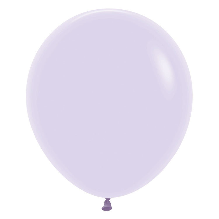 Sempertex 45cm Pastel Matte Lilac Latex Balloons 650, 6PK Pack of 6