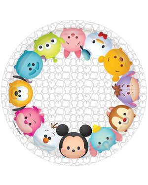 Disney Tsum Tsum 18cm Paper Plates Pack of 8