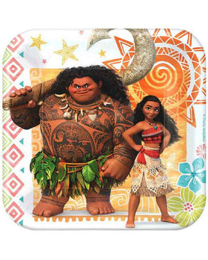 Disney Moana 18cm Plates Pack of 8