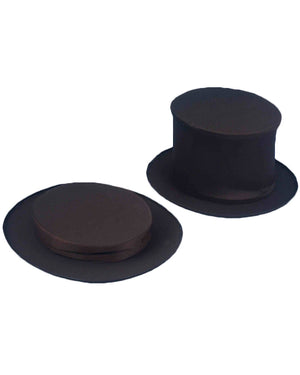 Deluxe Collapsible Kids Black Top Hat