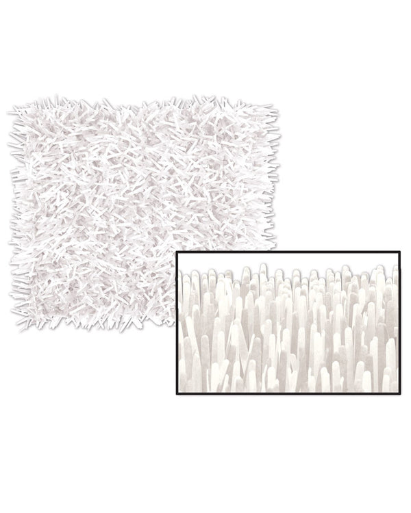 Christmas White Grass Tissue Mats 76cm Pack of 2