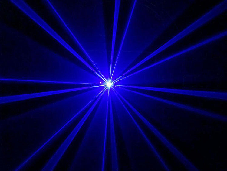 Blue Laser Disco Light 500mW and Smoke Machine 1L Party