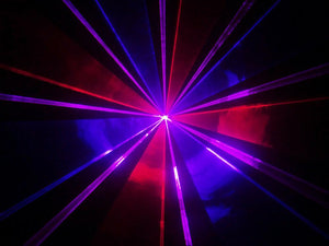 Pink Compact Laser Light 250mW with Sound DMX and Remote Control